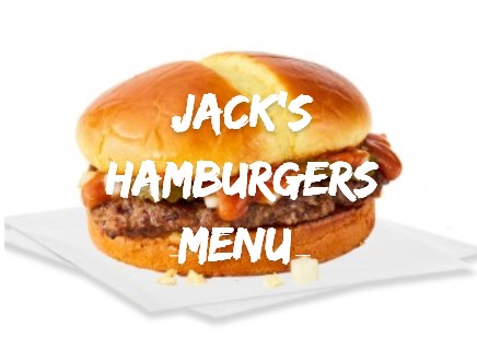 Jack's Hamburgers Menu