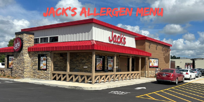 Jack's Allergen Menu